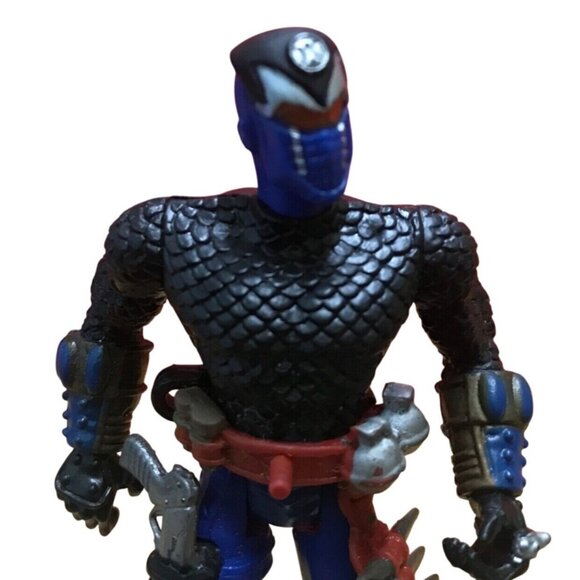 Black Scales Action Figure Chap Mei Dark Heroes 3.75" Vintage - Picture 3 of 6